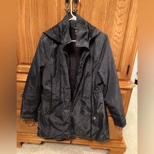 Rain jacket with hood